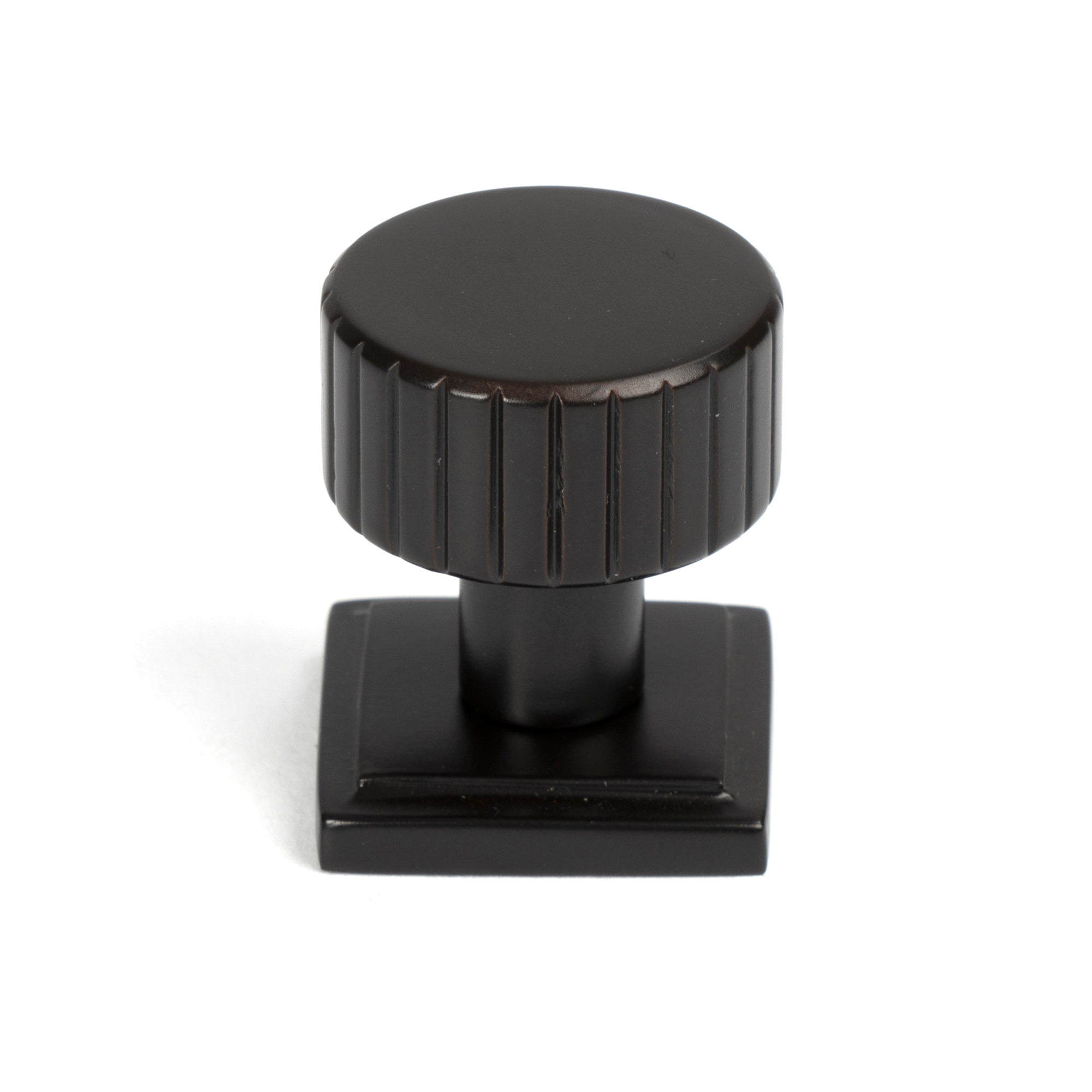 Aged Bronze Judd Cabinet Knob - 25mm (Square) | From The Anvil - Cabinet Knobs - From The Anvil - Yester Home