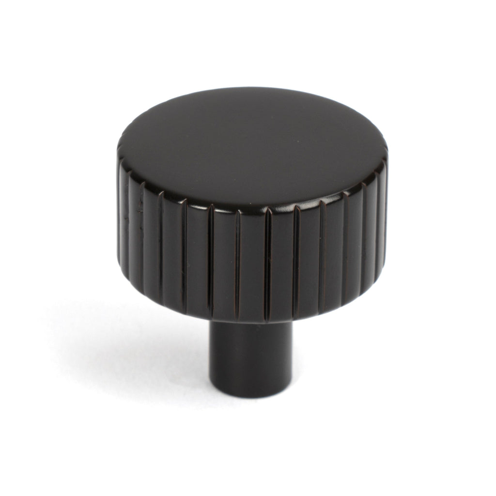 Aged Bronze Judd Cabinet Knob - 32mm (No rose) | From The Anvil-Cabinet Knobs-Yester Home