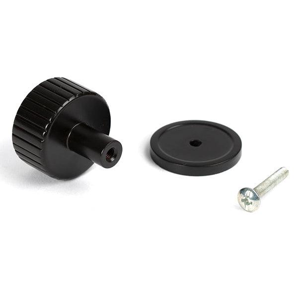 Aged Bronze Judd Cabinet Knob - 32mm (Plain) | From The Anvil-Cabinet Knobs-Yester Home