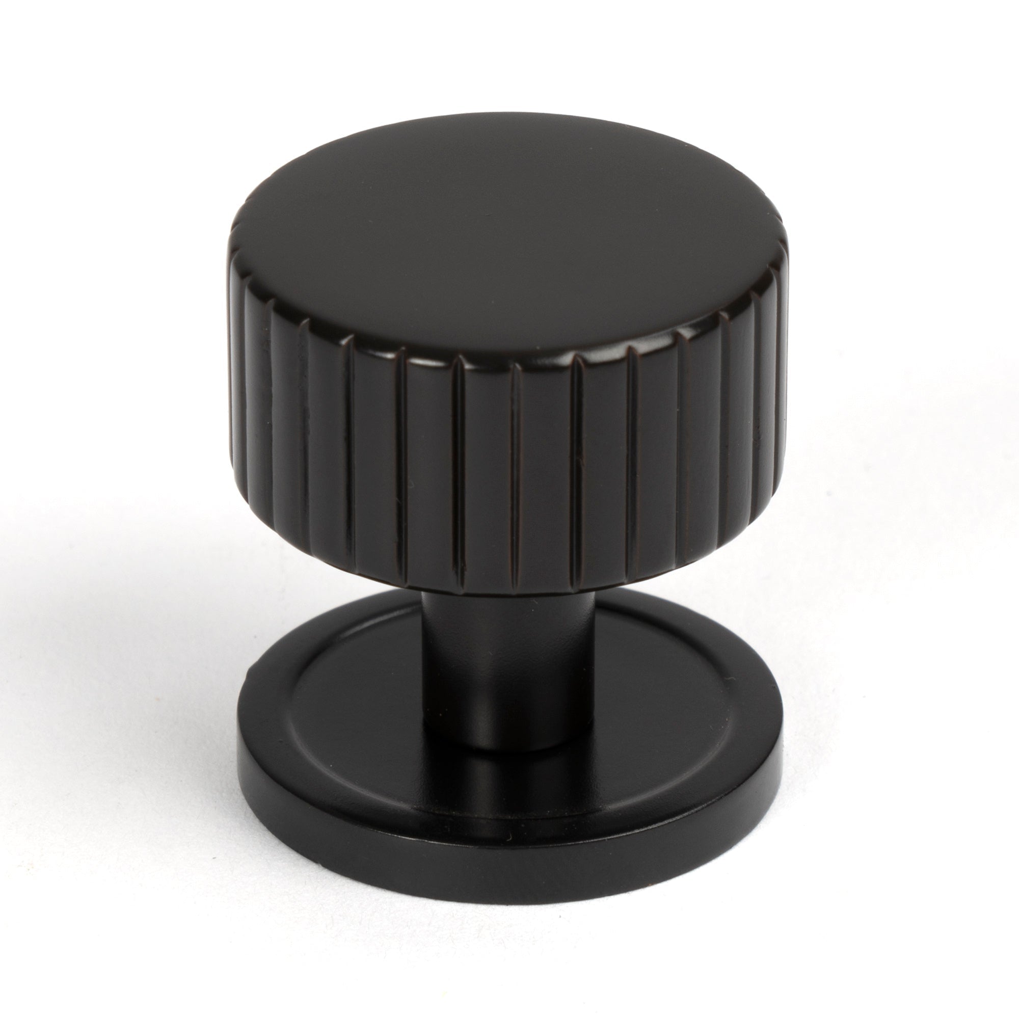 Aged Bronze Judd Cabinet Knob - 32mm (Plain) | From The Anvil-Cabinet Knobs-Yester Home
