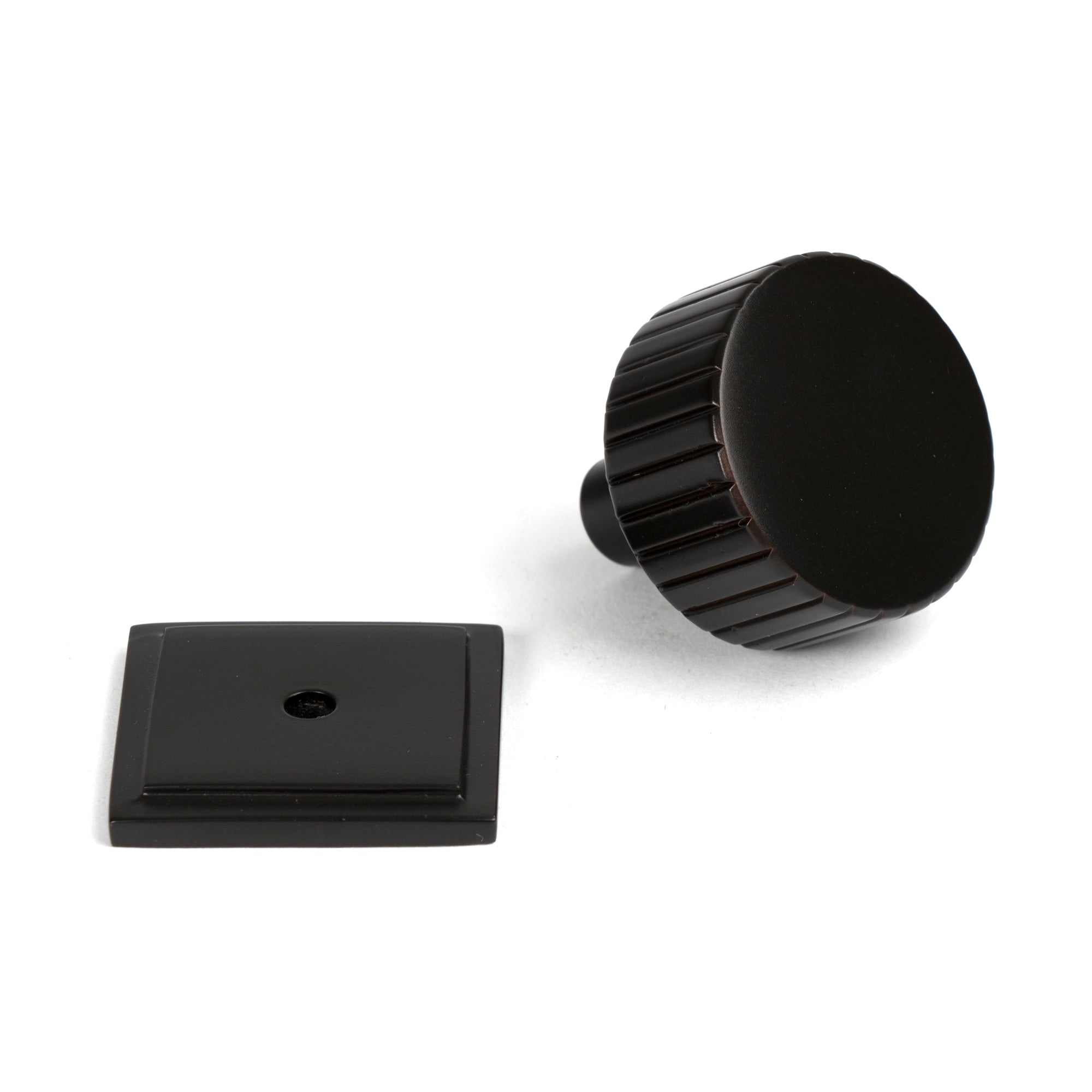 Aged Bronze Judd Cabinet Knob - 32mm (Square) | From The Anvil - Cabinet Knobs - From The Anvil - Yester Home