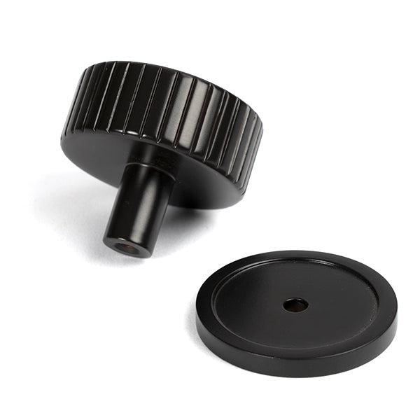 Aged Bronze Judd Cabinet Knob - 38mm (Plain) | From The Anvil-Cabinet Knobs-Yester Home