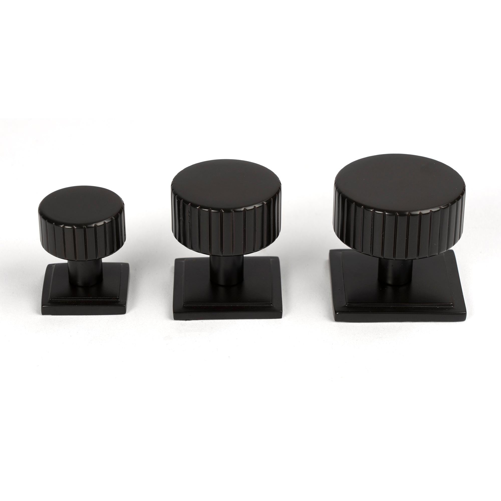 Aged Bronze Judd Cabinet Knob - 38mm (Square) | From The Anvil - Cabinet Knobs - From The Anvil - Yester Home