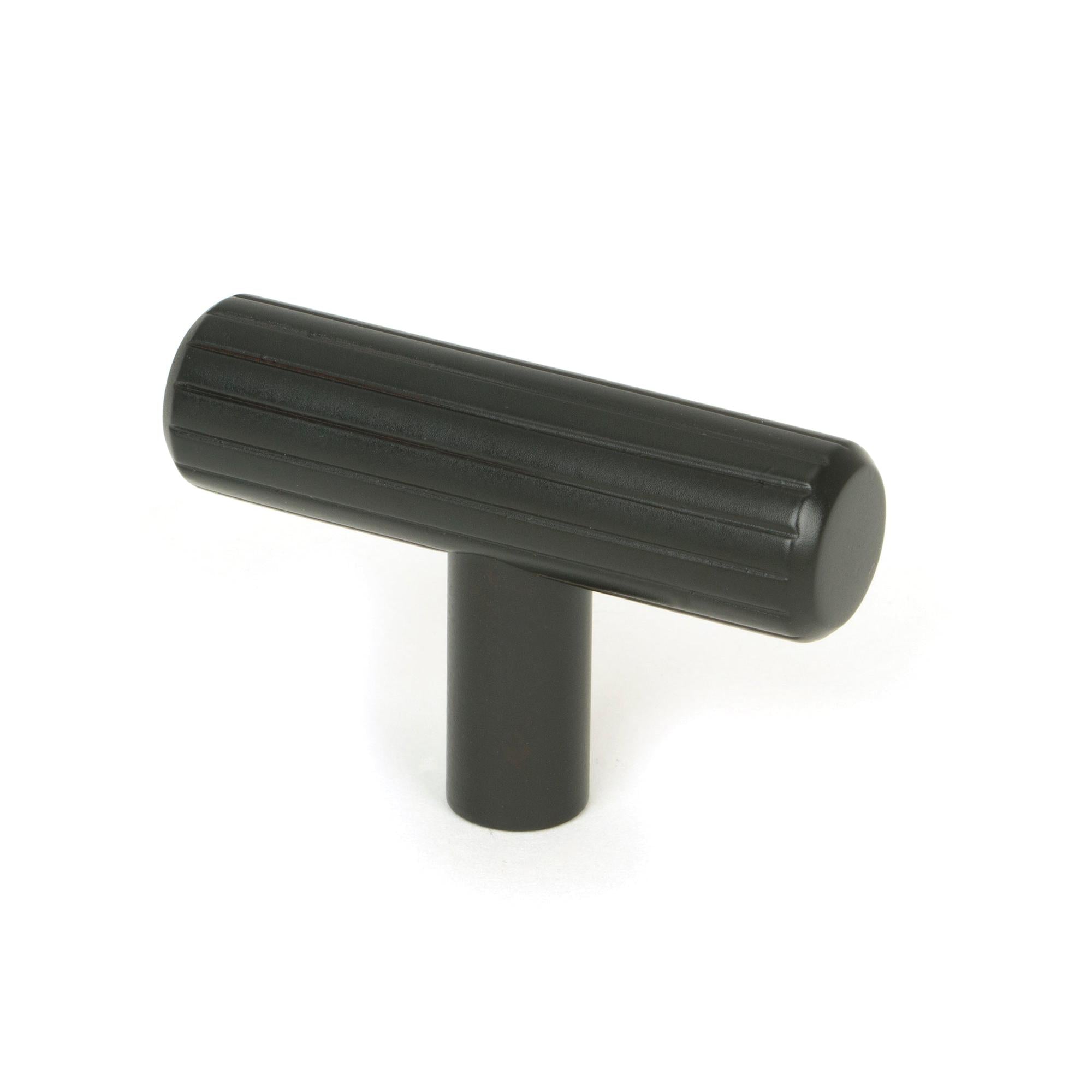 Aged Bronze Judd T-Bar | From The Anvil - Cabinet Knobs - From The Anvil - Yester Home