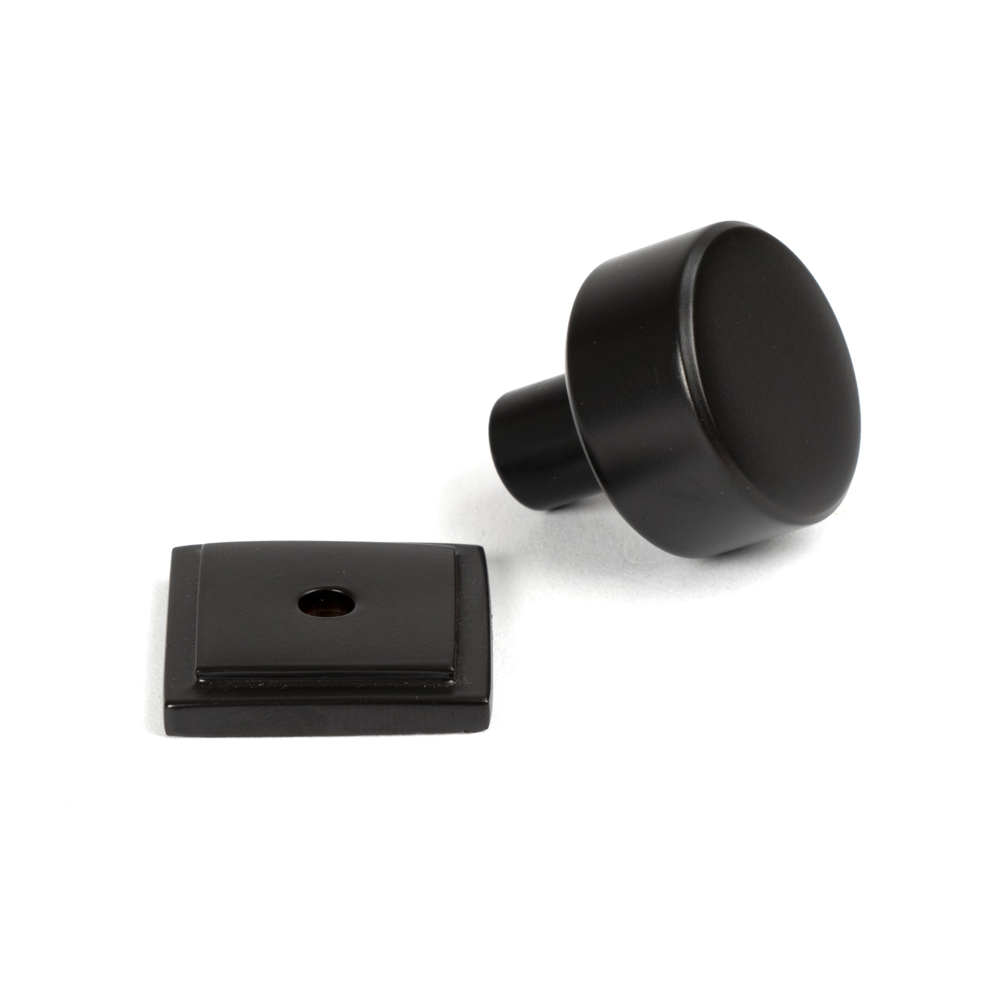 Aged Bronze Kelso Cabinet Knob - 25mm (Square) | From The Anvil - Cabinet Knobs - From The Anvil - Yester Home