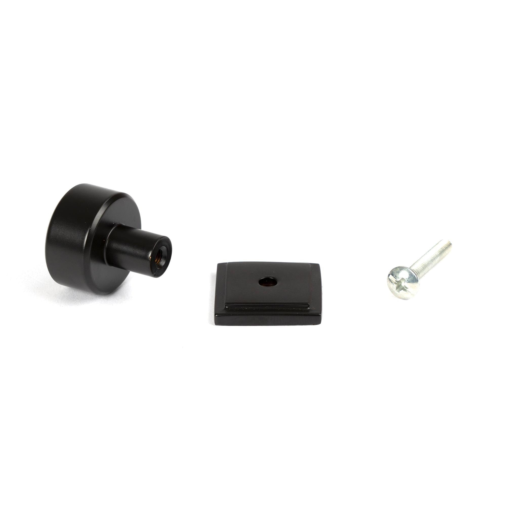 Aged Bronze Kelso Cabinet Knob - 25mm (Square) | From The Anvil - Cabinet Knobs - From The Anvil - Yester Home