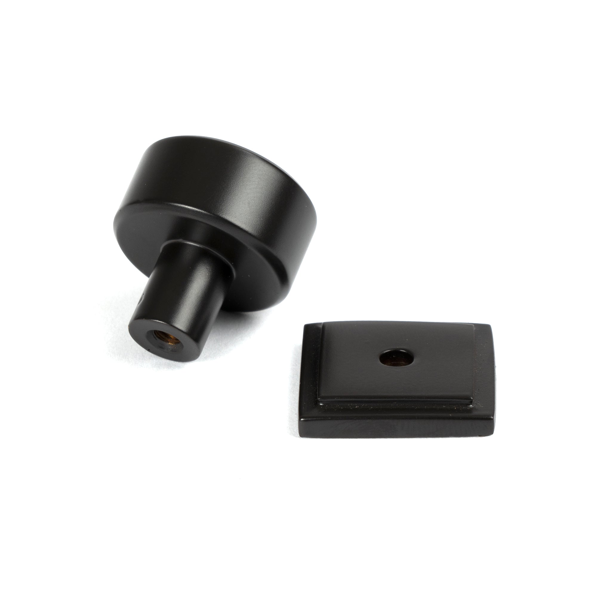 Aged Bronze Kelso Cabinet Knob - 25mm (Square) | From The Anvil-Cabinet Knobs-Yester Home