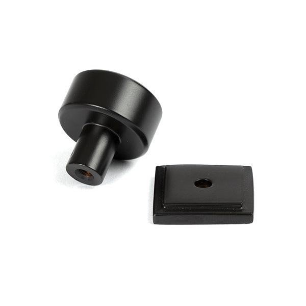 Aged Bronze Kelso Cabinet Knob - 25mm (Square) | From The Anvil-Cabinet Knobs-Yester Home