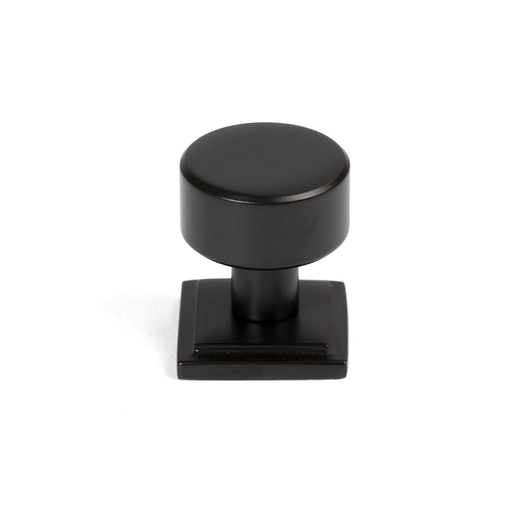 Aged Bronze Kelso Cabinet Knob - 25mm (Square) | From The Anvil-Cabinet Knobs-Yester Home