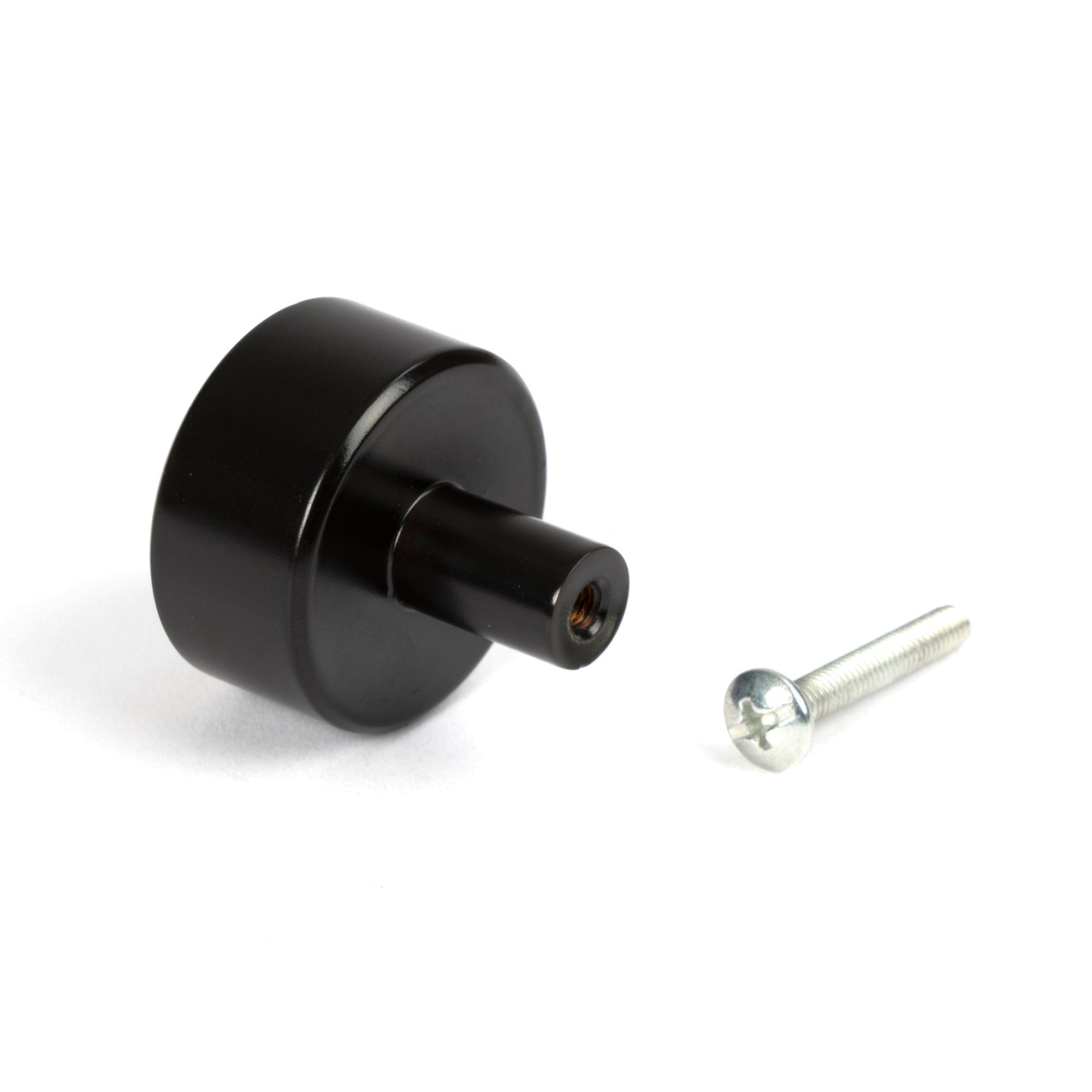 Aged Bronze Kelso Cabinet Knob - 32mm (No rose) | From The Anvil-Cabinet Knobs-Yester Home
