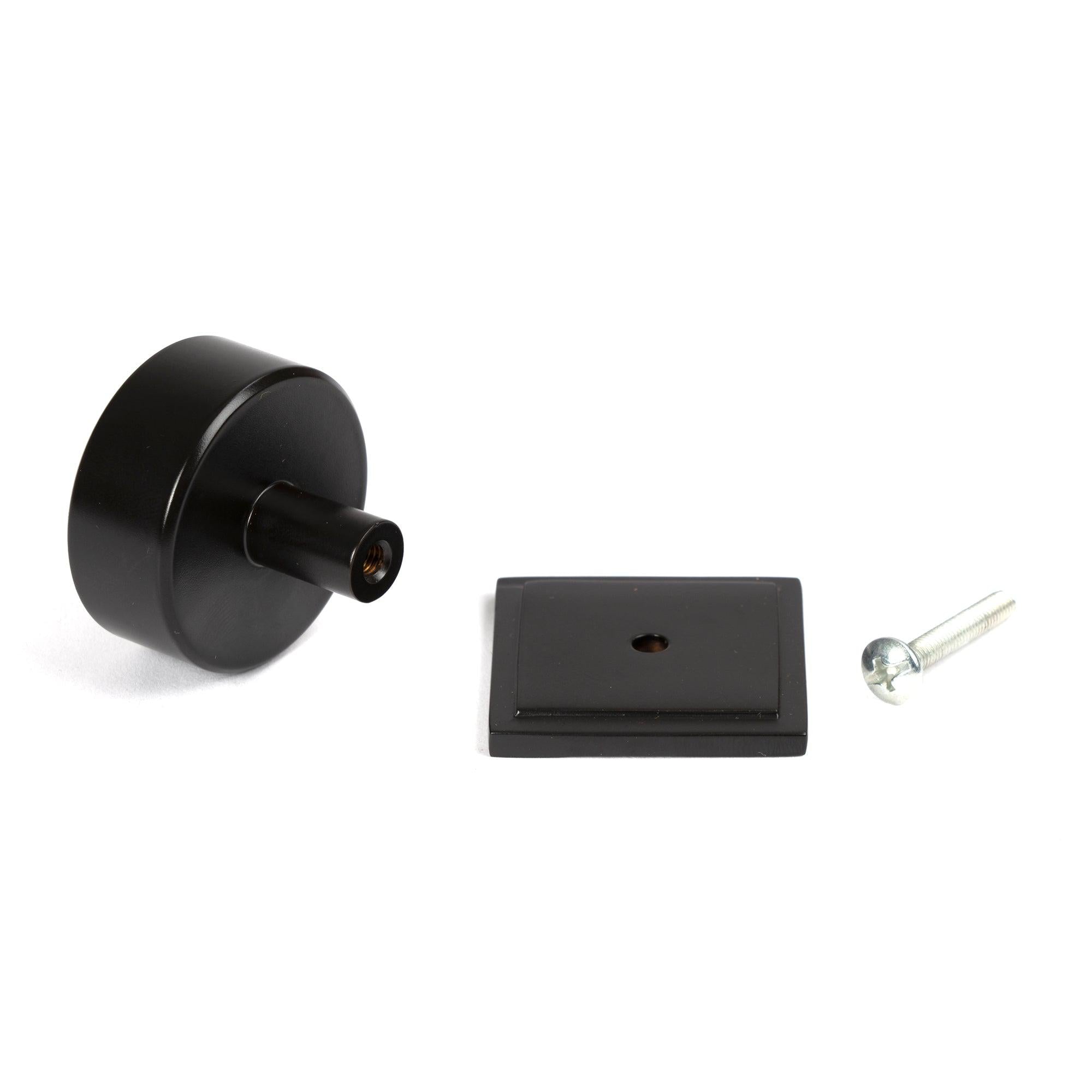 Aged Bronze Kelso Cabinet Knob - 38mm (Square) | From The Anvil - Cabinet Knobs - From The Anvil - Yester Home