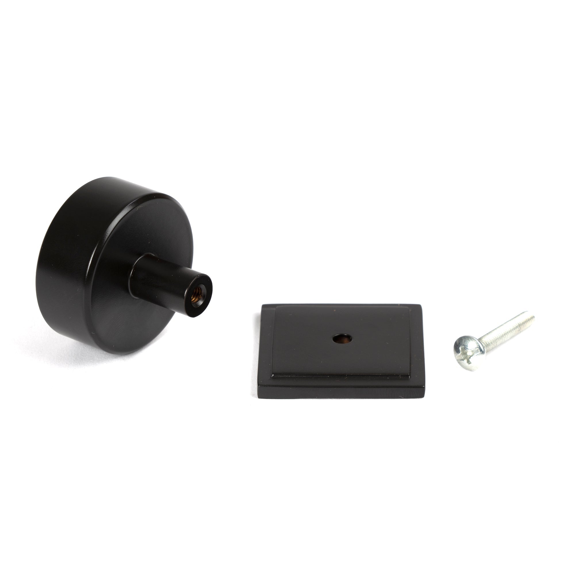 Aged Bronze Kelso Cabinet Knob - 38mm (Square) | From The Anvil-Cabinet Knobs-Yester Home
