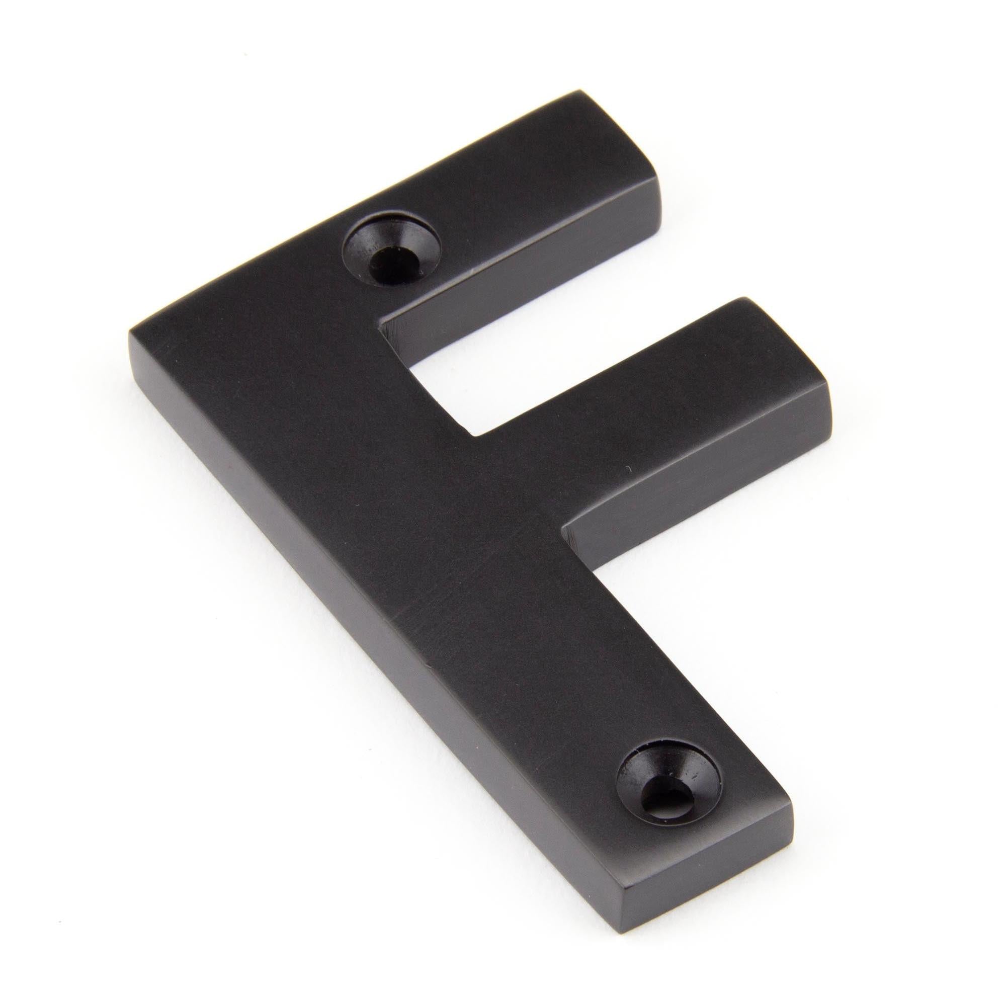 Aged Bronze Letter F | From The Anvil - Letters - From The Anvil - Yester Home