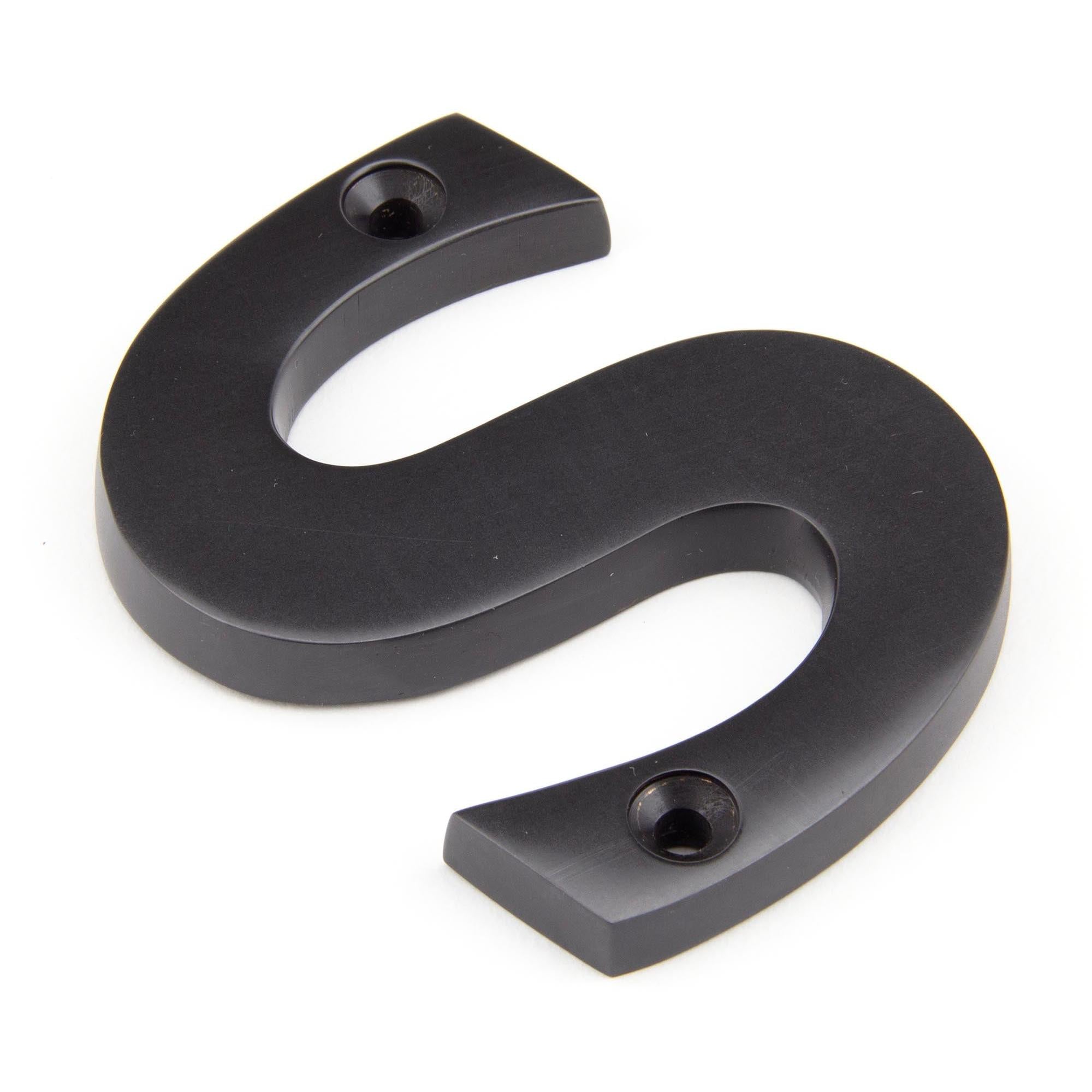 Aged Bronze Letter S | From The Anvil - Letters - From The Anvil - Yester Home