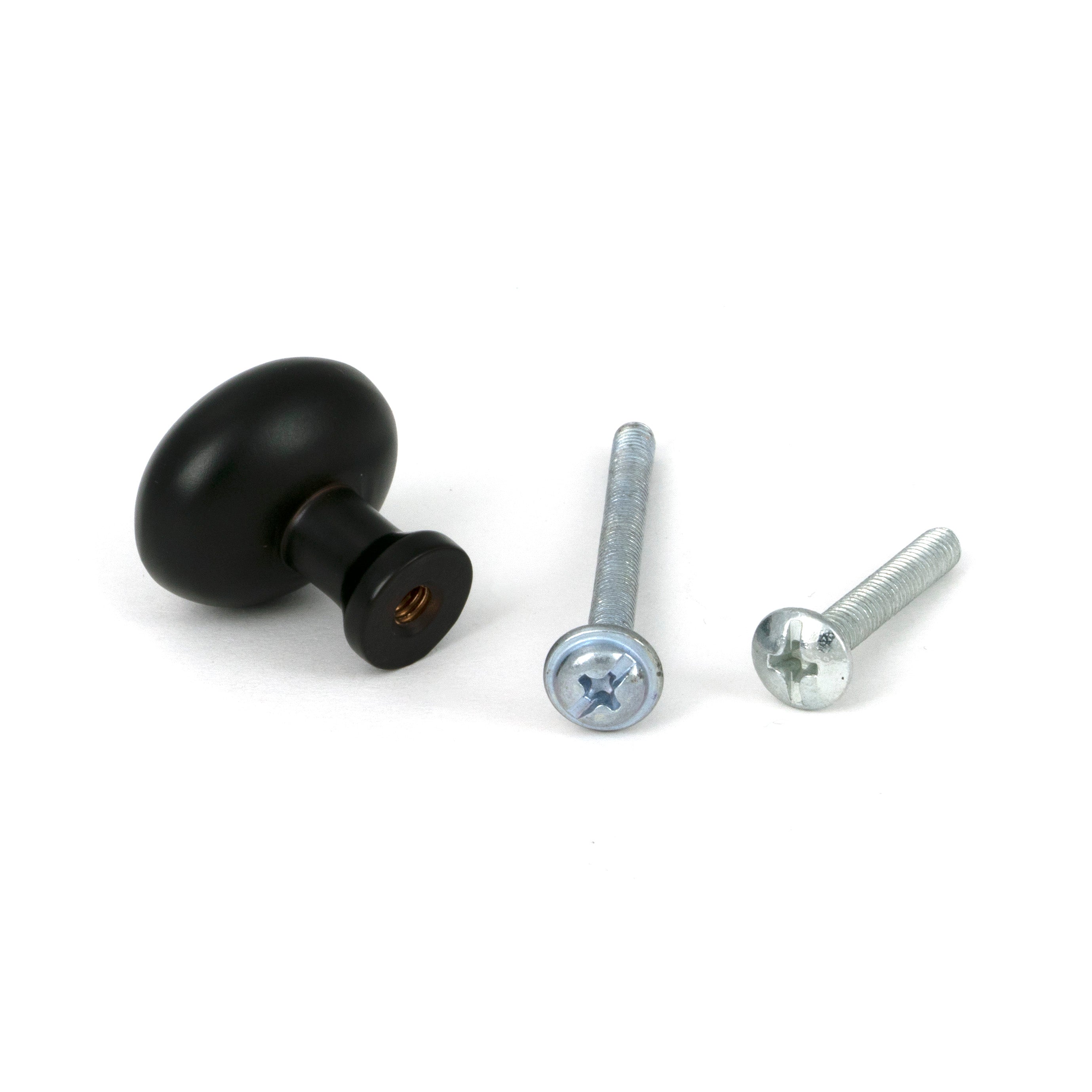 Aged Bronze Moore Cabinet Knob - 25mm - Cabinet Knobs - From The Anvil - Yester Home