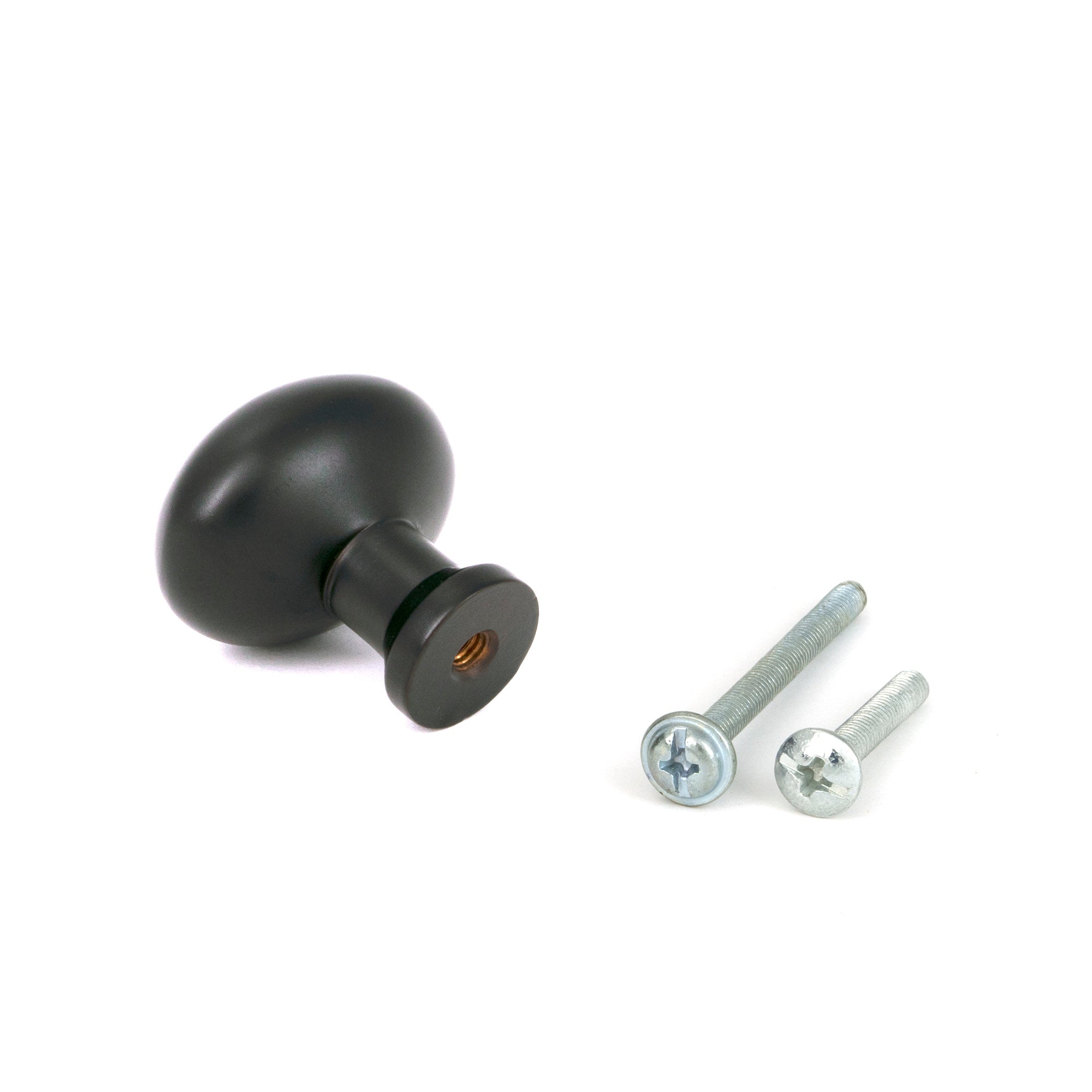 Aged Bronze Moore Cabinet Knob - 32mm - Cabinet Knobs - From The Anvil - Yester Home