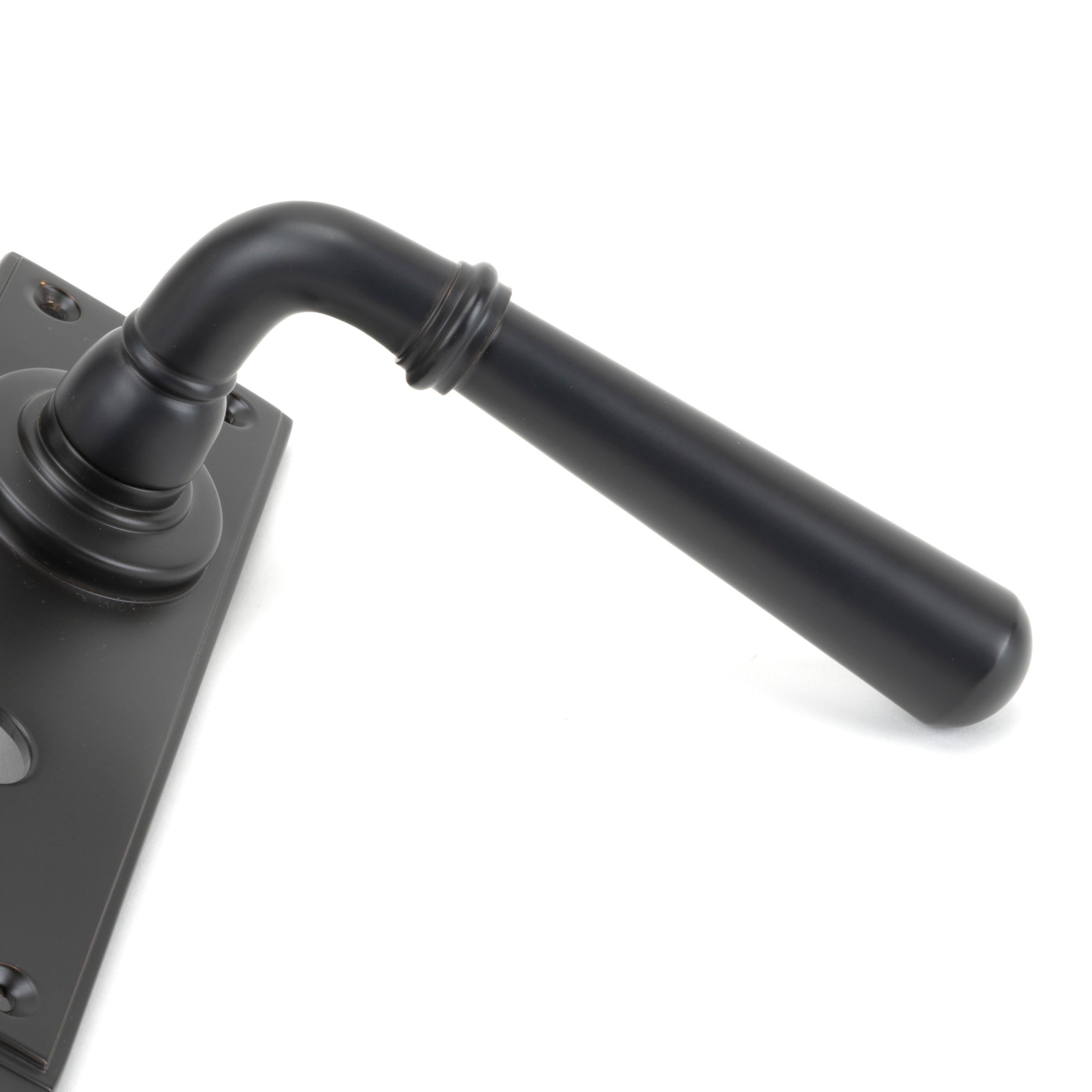 Aged Bronze Newbury Lever Bathroom Set | From The Anvil-Lever Bathroom-Yester Home