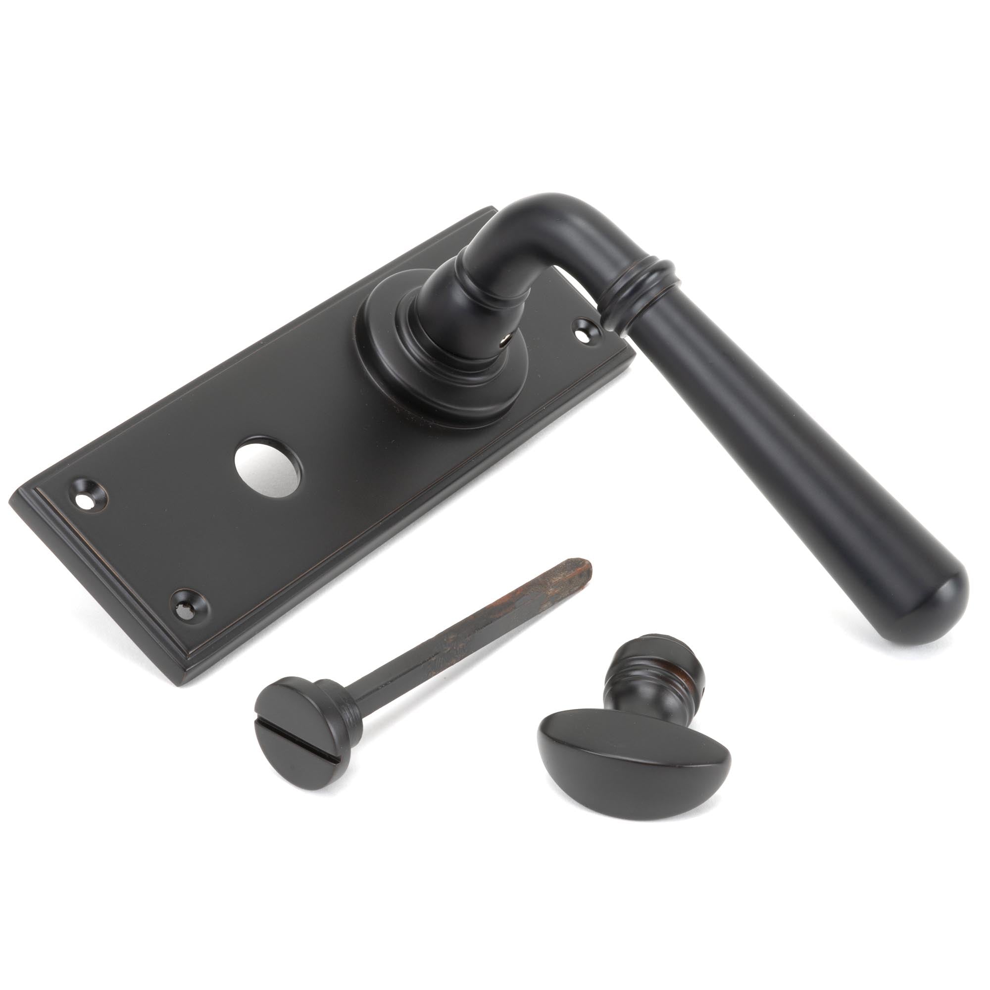 Aged Bronze Newbury Lever Bathroom Set | From The Anvil - Lever Bathroom - From The Anvil - Yester Home