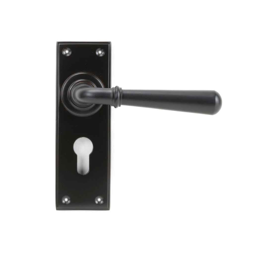 Aged Bronze Newbury Lever Euro Lock Set | From The Anvil-Lever Euro-Yester Home