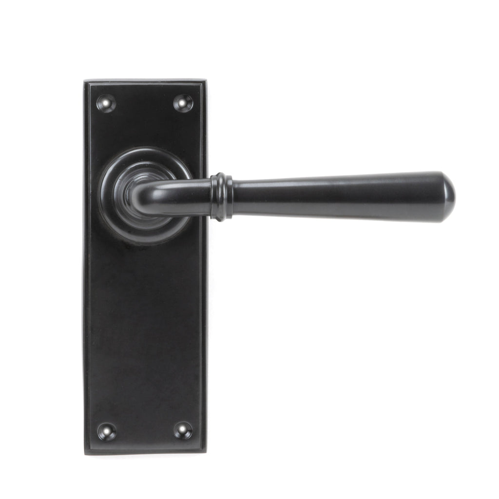 Aged Bronze Newbury Lever Latch Set | From The Anvil-Lever Latch-Yester Home