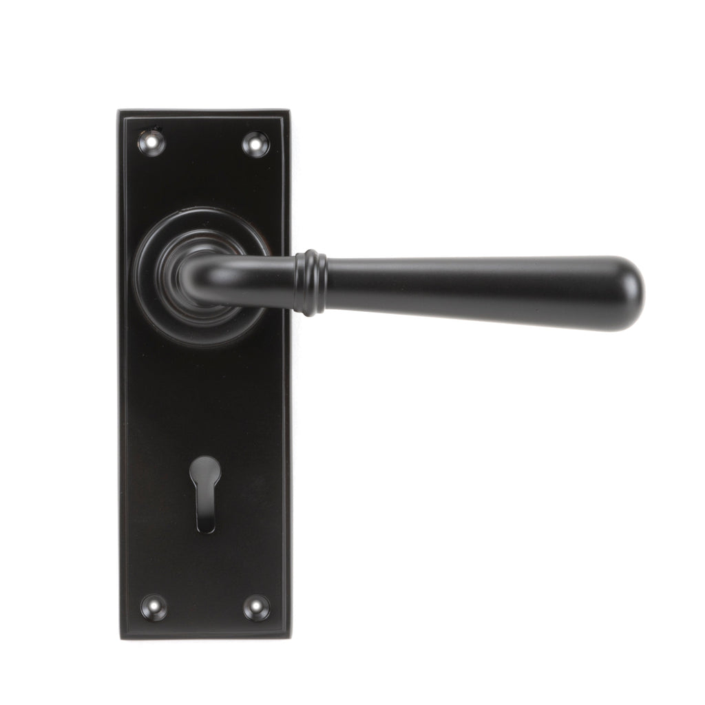 Aged Bronze Newbury Lever Lock Set | From The Anvil-Lever Lock-Yester Home