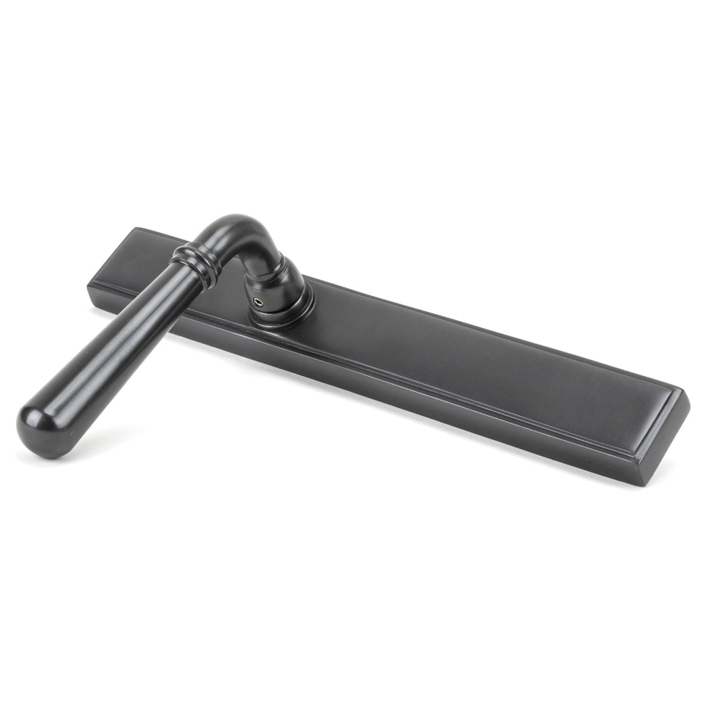 Aged Bronze Newbury Slimline Lever Latch Set | From The Anvil-Espagnolette-Yester Home