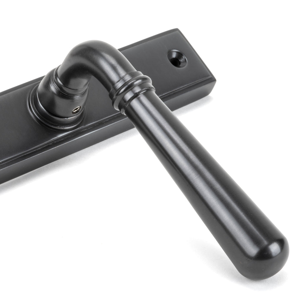 Aged Bronze Newbury Slimline Lever Latch Set | From The Anvil-Espagnolette-Yester Home