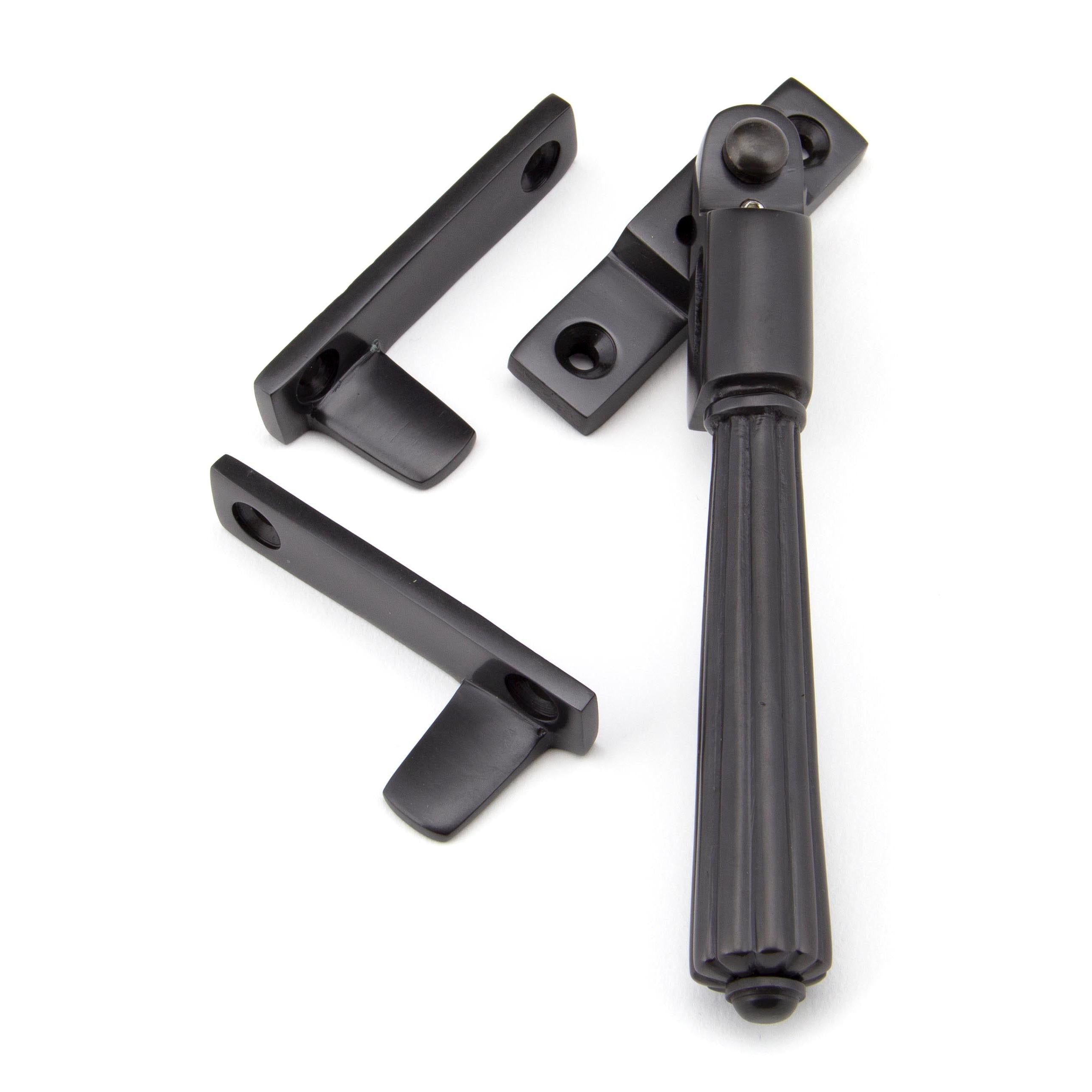 Aged Bronze Night-Vent Locking Hinton Fastener | From The Anvil - Night-Vent Fasteners - From The Anvil - Yester Home