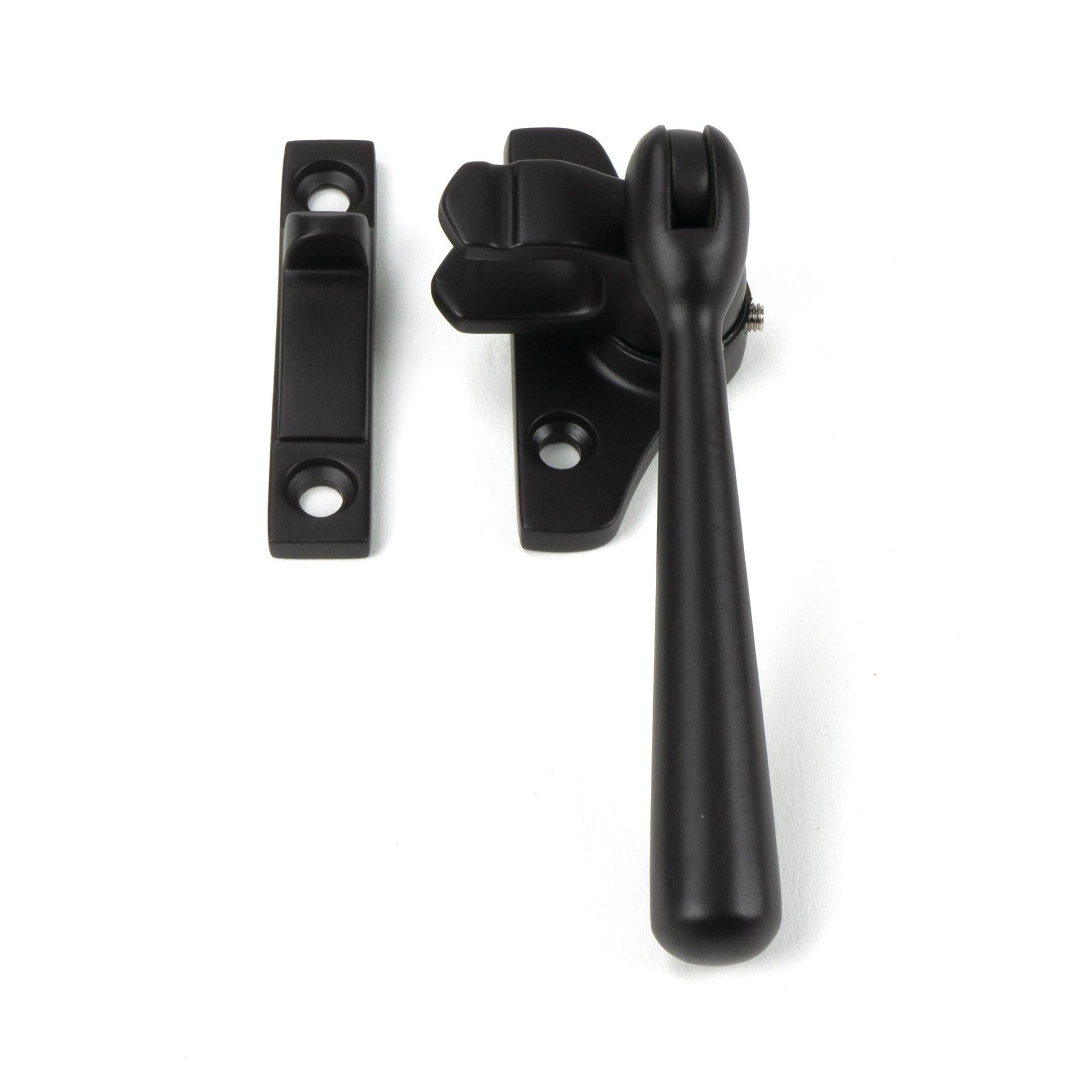 Aged Bronze Night-Vent Locking Newbury Fastener (Steel Window) - Night-Vent Fasteners - From The Anvil - Yester Home