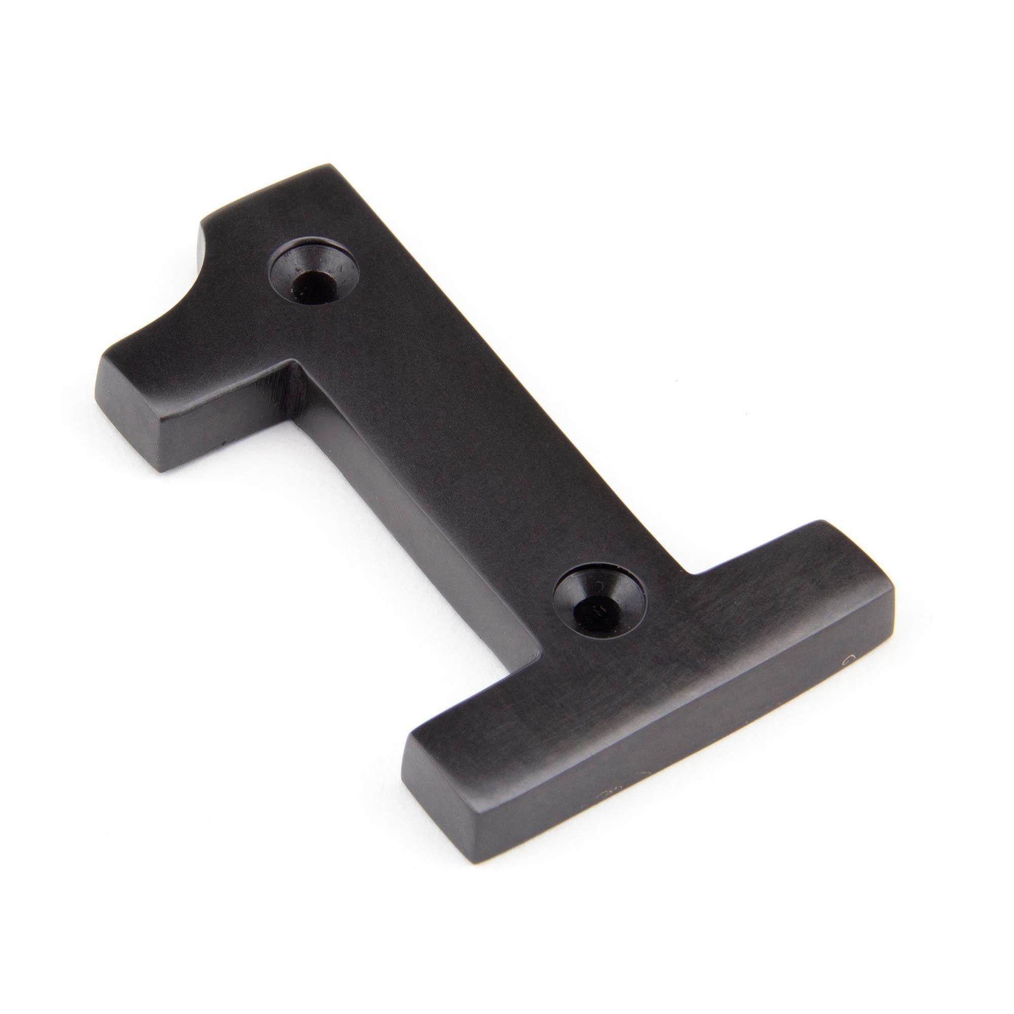 Aged Bronze Numeral 1 | From The Anvil - Numerals - From The Anvil - Yester Home