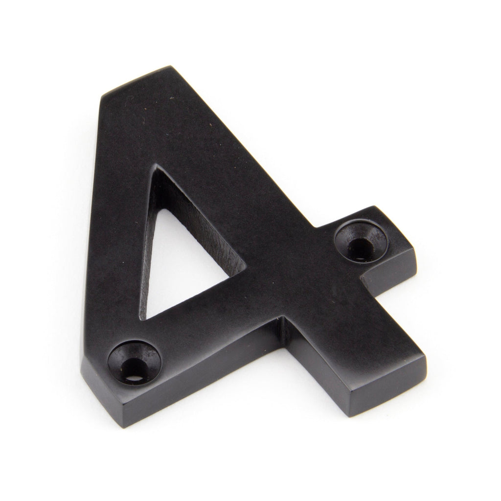 Aged Bronze Numeral 4 | From The Anvil-Numerals-Yester Home