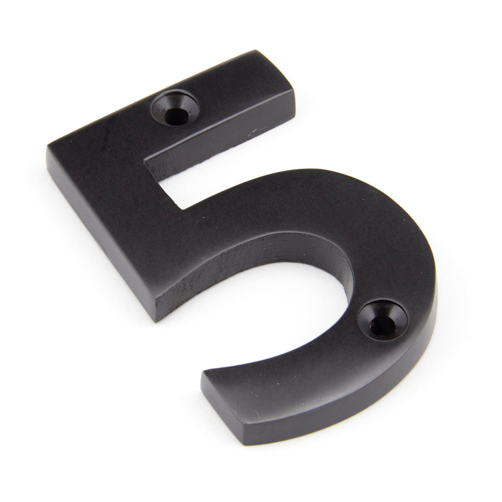 Aged Bronze Numeral 5 | From The Anvil-Numerals-Yester Home