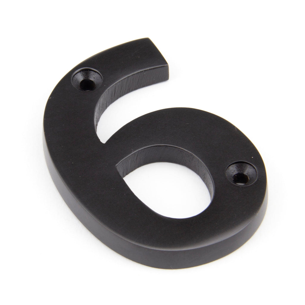 Aged Bronze Numeral 6 | From The Anvil-Numerals-Yester Home