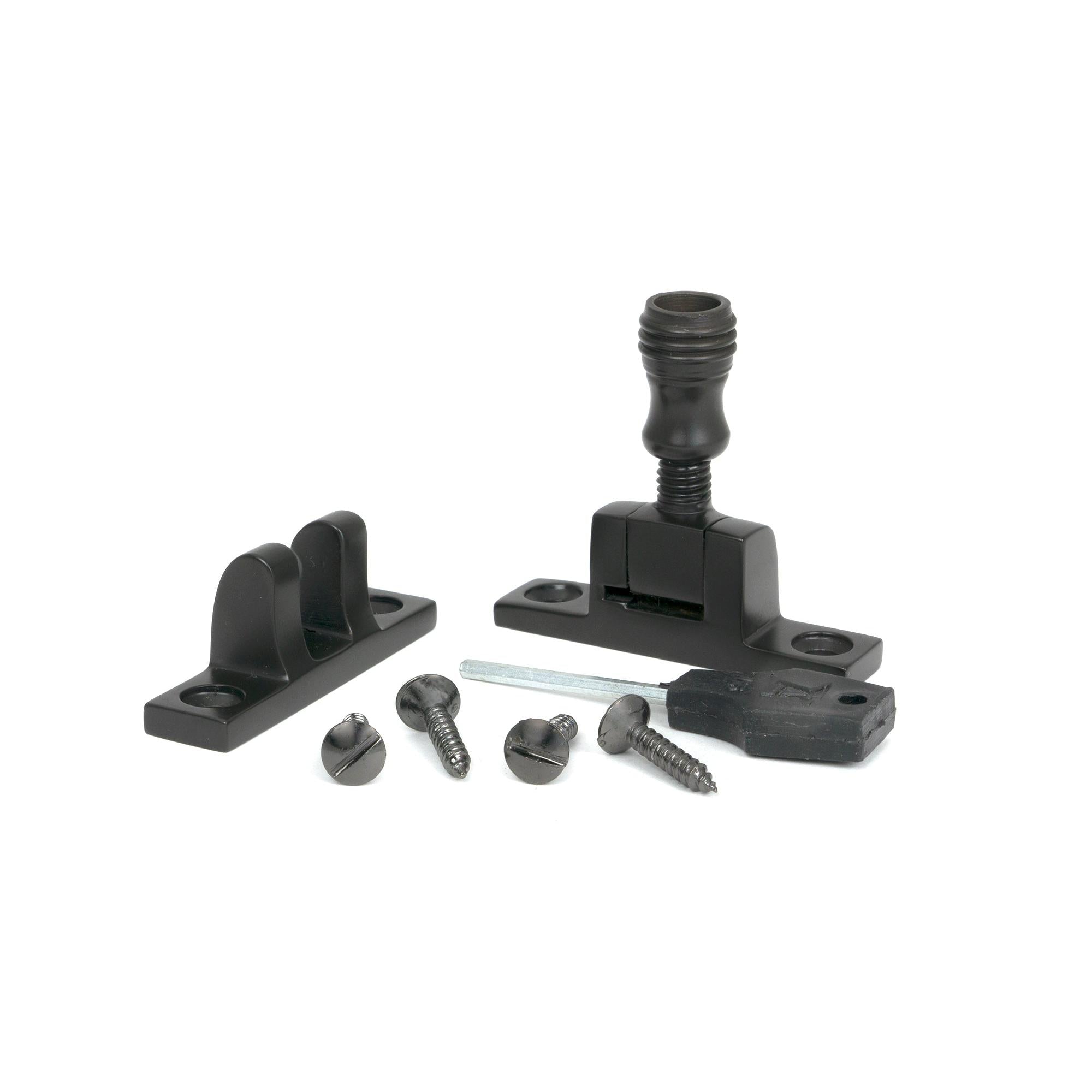 Aged Bronze Prestbury Brighton Fastener - Narrow (Square) | From The Anvil - Brighton Fasteners - From The Anvil - Yester Home