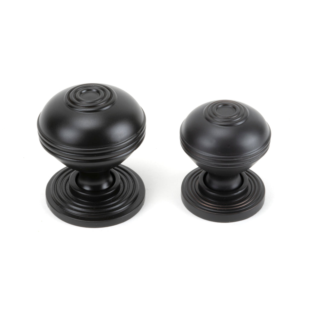 Aged Bronze Prestbury Cabinet Knob 32mm | From The Anvil-Cabinet Knobs-Yester Home