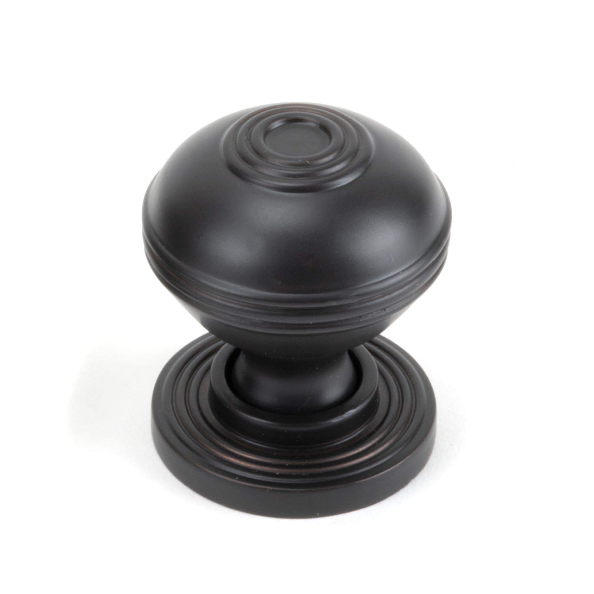 Aged Bronze Prestbury Cabinet Knob 32mm | From The Anvil - Cabinet Knobs - From The Anvil - Yester Home