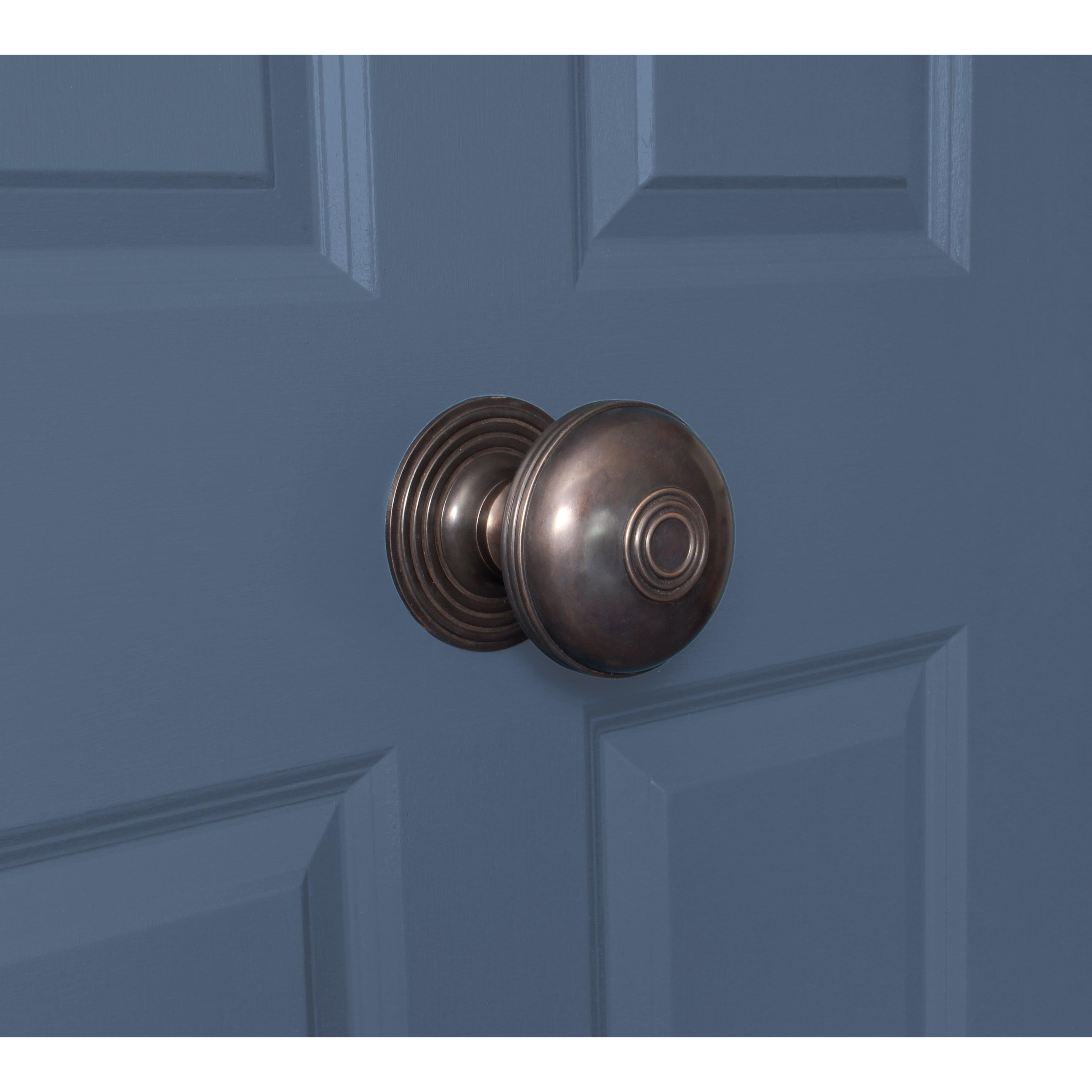 Aged Bronze Prestbury Centre Door Knob | From The Anvil-Centre Door Knobs-Yester Home