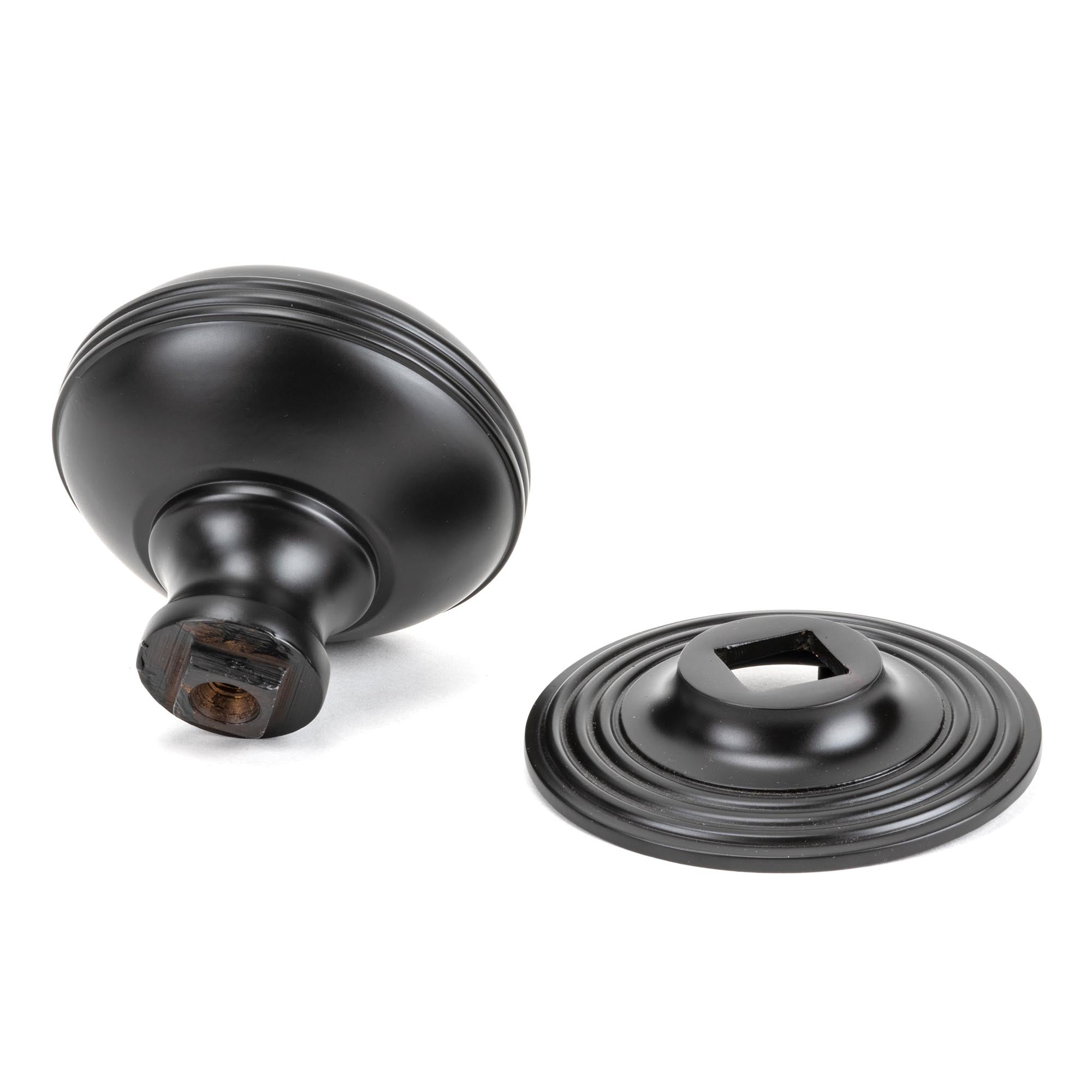 Aged Bronze Prestbury Centre Door Knob | From The Anvil - Centre Door Knobs - From The Anvil - Yester Home