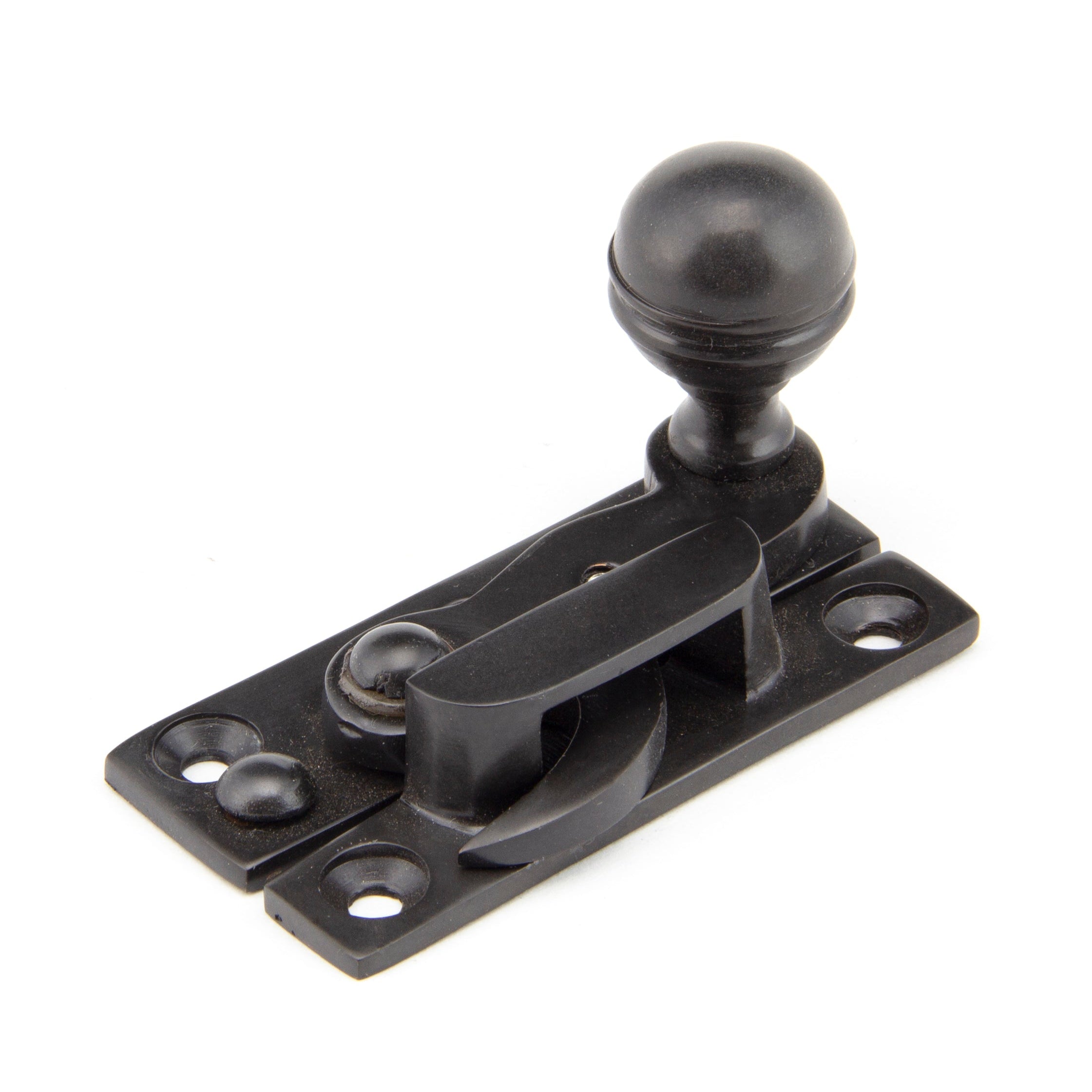 Aged Bronze Prestbury Sash Hook Fastener | From The Anvil-Sash Hook Fasteners-Yester Home