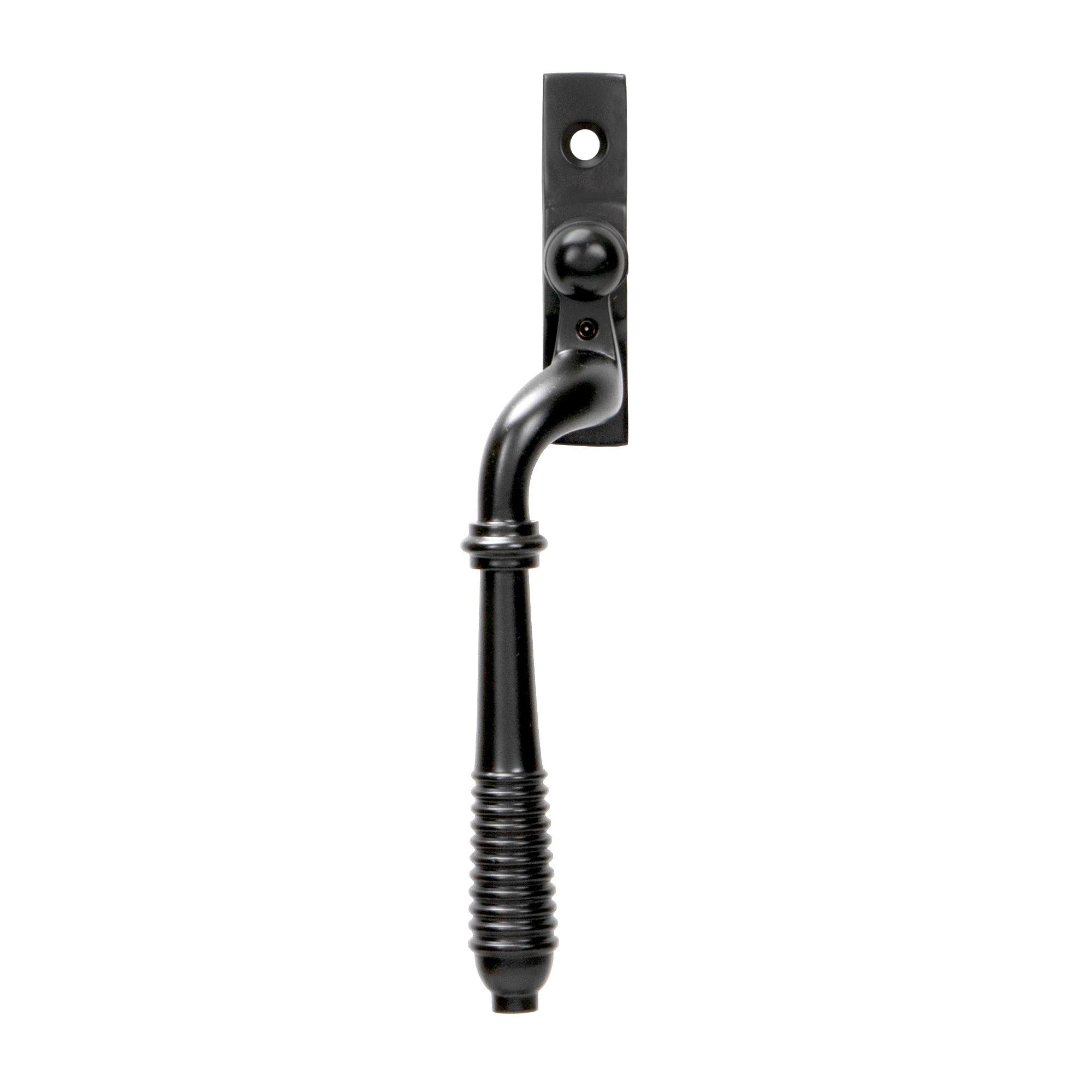 Aged Bronze Reeded Espag - LH | From The Anvil - Espag. Fasteners - From The Anvil - Yester Home