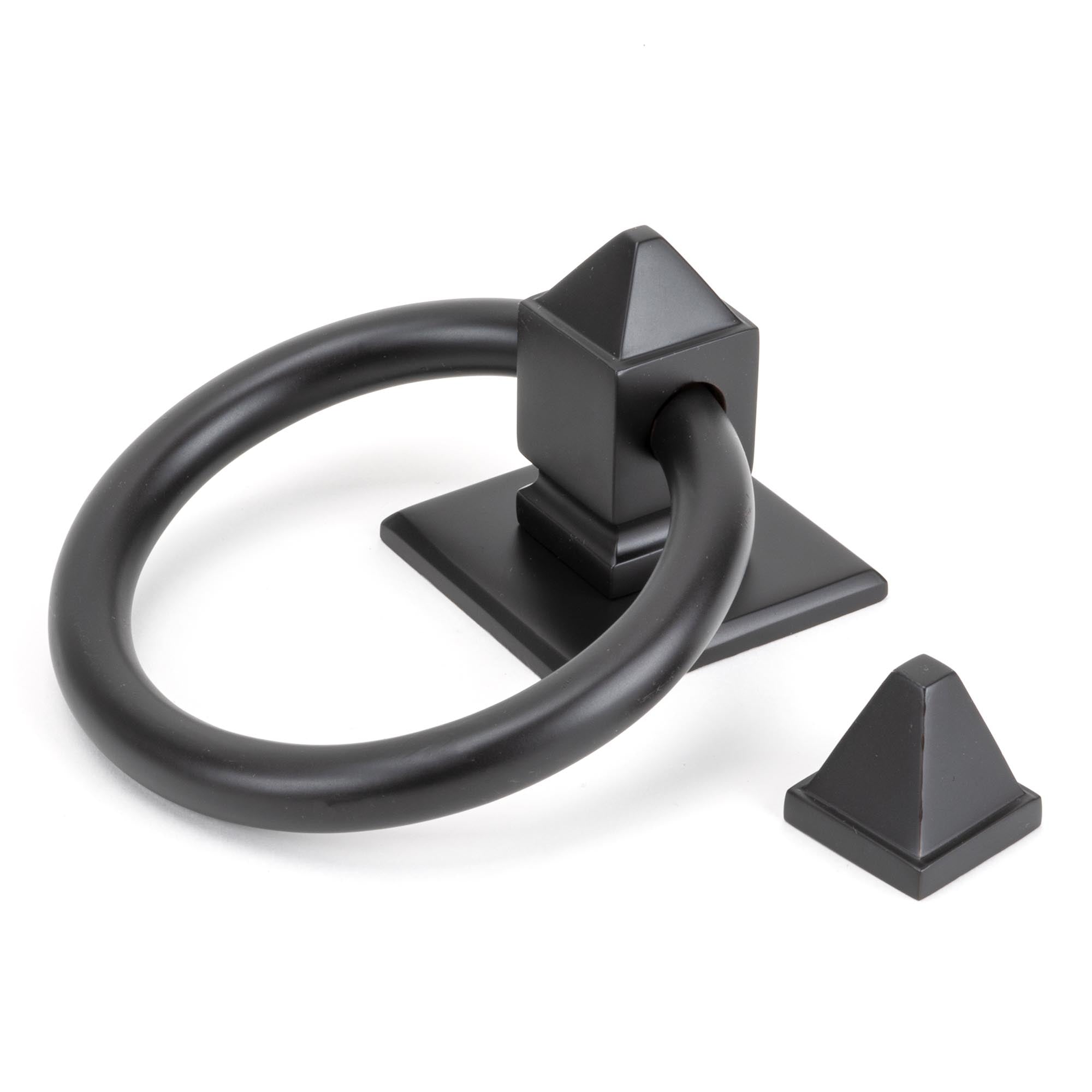 Aged Bronze Ring Door Knocker | From The Anvil - Bolt-Through Door Knockers - From The Anvil - Yester Home