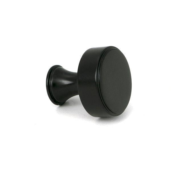 Aged Bronze Scully Cabinet Knob - 25mm - Cabinet Knobs - From The Anvil - Yester Home