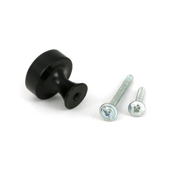 Aged Bronze Scully Cabinet Knob - 25mm - Cabinet Knobs - From The Anvil - Yester Home