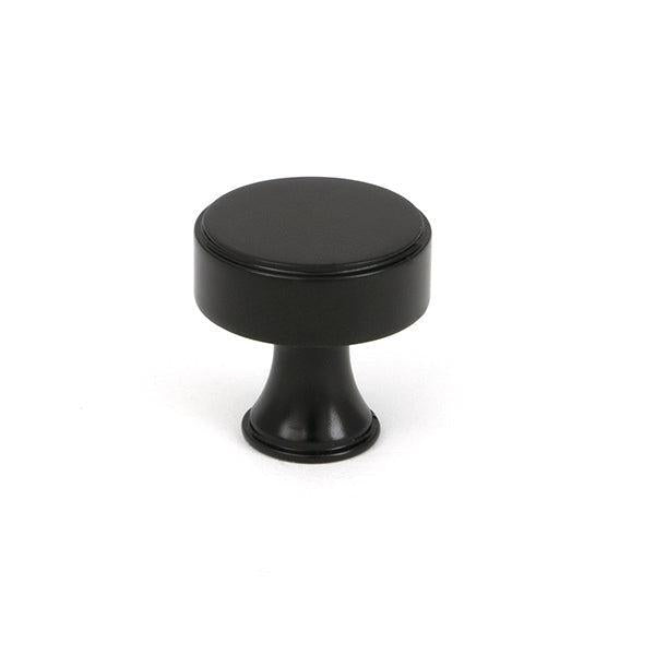 Aged Bronze Scully Cabinet Knob - 25mm - Cabinet Knobs - From The Anvil - Yester Home