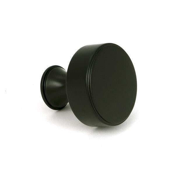 Aged Bronze Scully Cabinet Knob - 32mm - Cabinet Knobs - From The Anvil - Yester Home