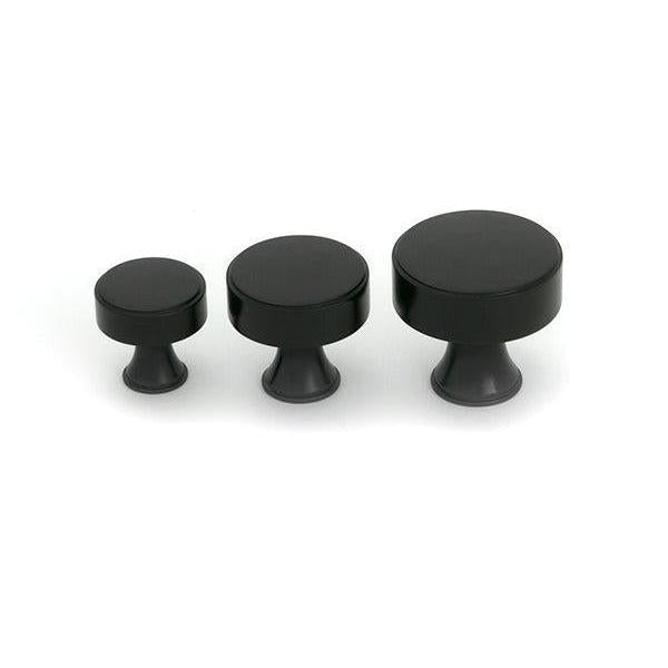 Aged Bronze Scully Cabinet Knob - 38mm - Cabinet Knobs - From The Anvil - Yester Home
