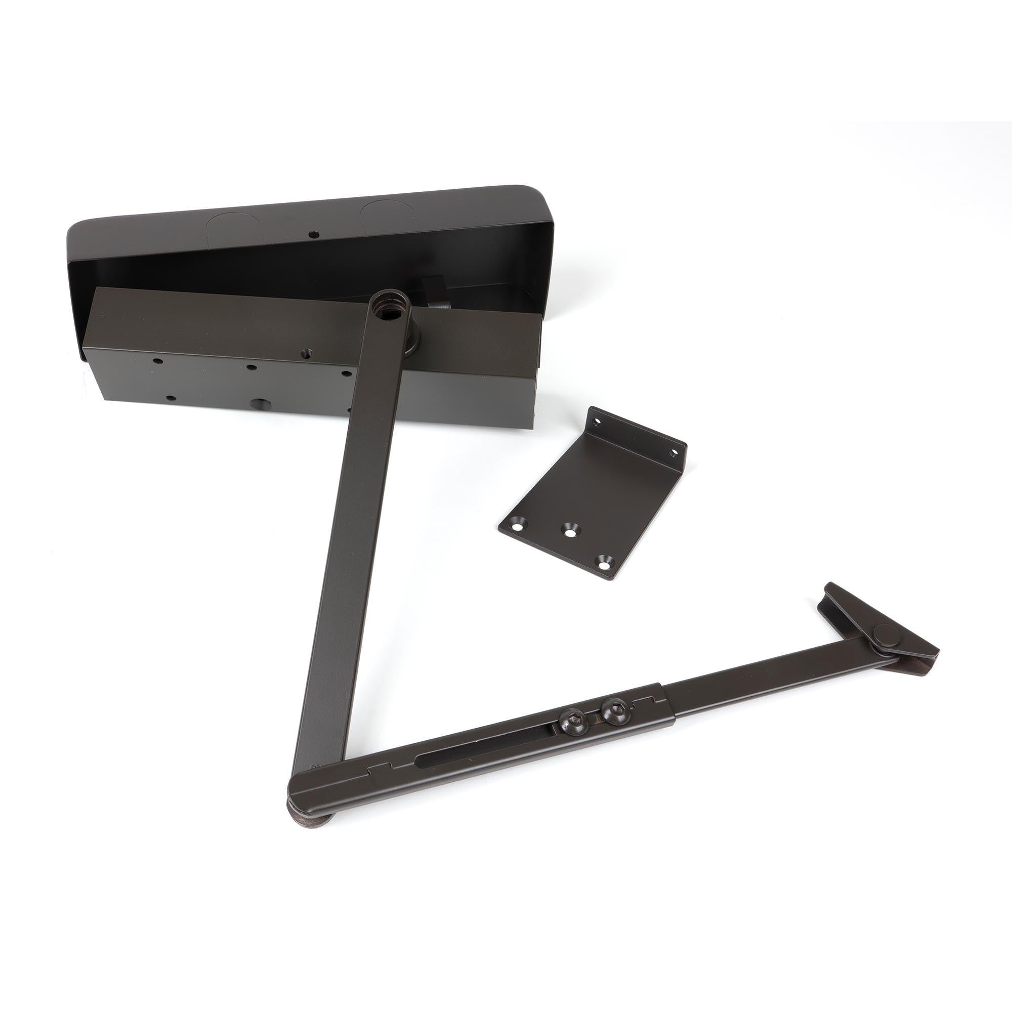 Aged Bronze Size 2-5 Door Closer & Cover | From The Anvil - Door Closer & Cover - From The Anvil - Yester Home