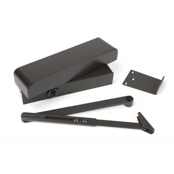 Aged Bronze Size 2-5 Door Closer & Cover | From The Anvil-Door Closer & Cover-Yester Home