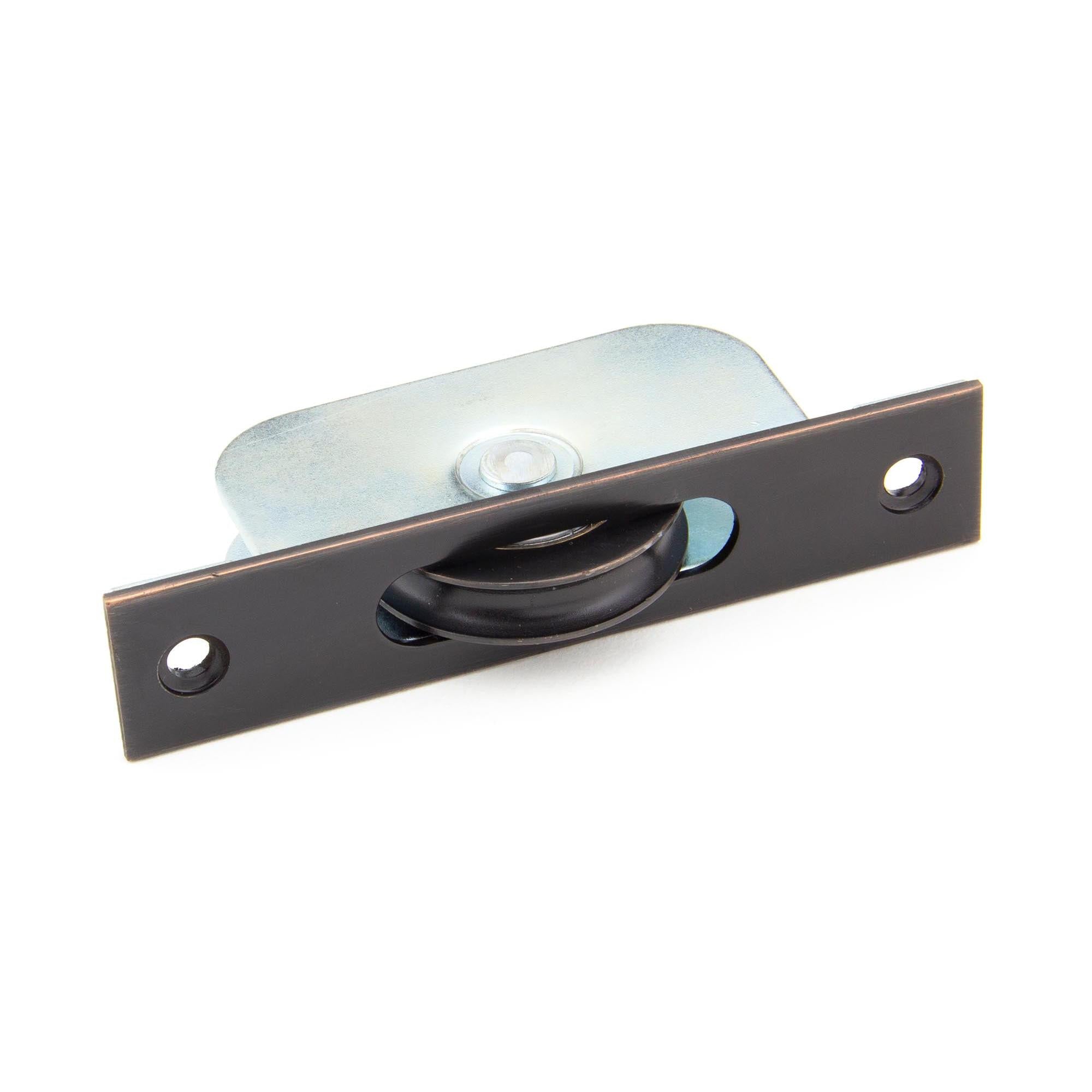 Aged Bronze Square Ended Sash Pulley 75kg | From The Anvil - Sash Pulleys - From The Anvil - Yester Home