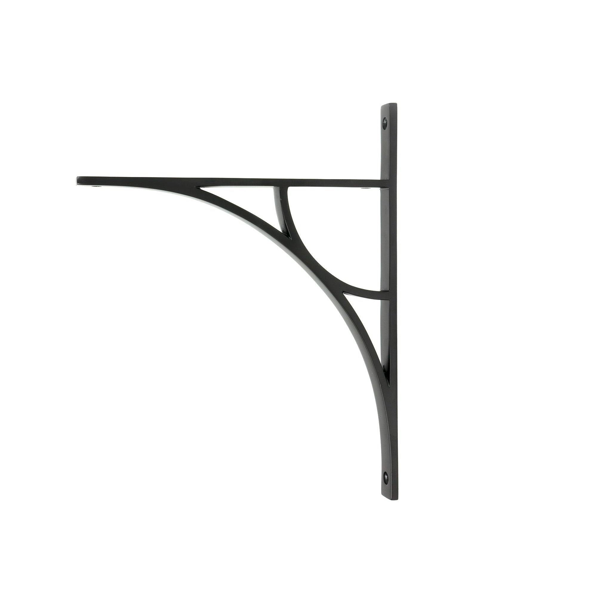 Aged Bronze Tyne Shelf Bracket (314mm x 250mm) | From The Anvil-Shelf Brackets-Yester Home